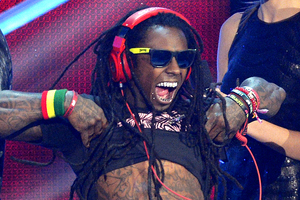 Lil Wayne says he is on the road to recover after a health scare. Photo / AP