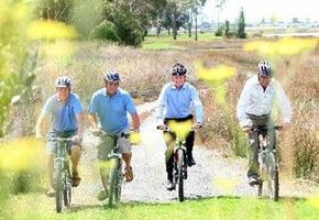 About $100 million has been invested in cycle-trail construction over the past three years. Photo / NZ Herald