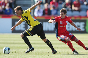 Ben Sigmund and Jeronimo Neumann in action on Saturday. Photo / Getty Images