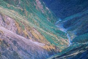 Looking south down the northern branch of the Tukituki River, from Black Ridge, close to the summit of Ohuinga. Photo / File