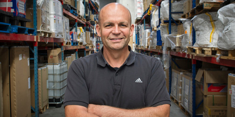 Steve Schade, owner of Storage and Distribution Specialists, provides options for local and overseas companies. Photo / Ted Baghurst