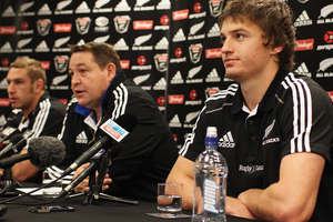 A journalist from nzherald.co.nz was barred from a press conference ahead of the All Blacks' test with Scotland due to the critical comments of a Herald sportswriter. Photo / Getty Images.