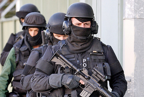 The Tauranga AOS secured the area and searched a property. Photo / File
