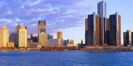 The Detroit skyline at sunrise. Photo / Supplied