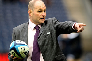 Andy Robinson the Scotland head coach. Photo / AP