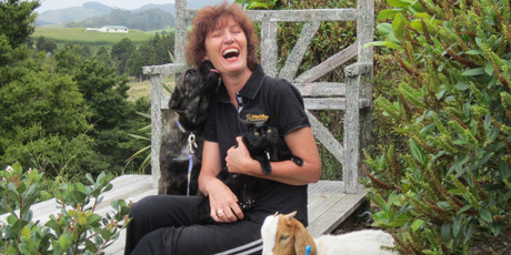 Animal soap business operator Jules Smith is rapt about working from home. Photo / Supplied