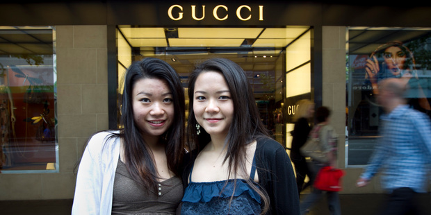 Cathy (left) and Kary Chung say city shops are boring. Photo / Natalie Slade