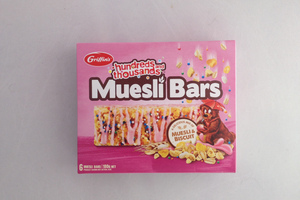 Hundreds and Thousands Muesli Bars. Photo / Supplied