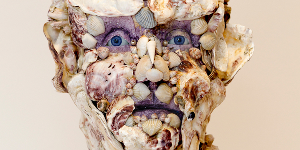 Sad-eyed Oyster Man by Andrea de Chatenier at Seed Gallery. Photo / Steven McNicholl