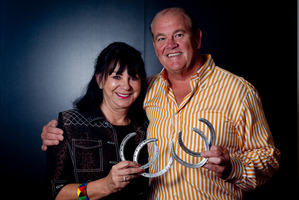 Jo and Brendan Lindsay paid nearly $40,000 to make sure Phar Lap's shoes came back to New Zealand. Picture / Dean Purcell