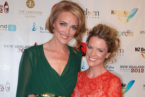 Glamour girls Breakfast co-host Petra Bagust (left) and Good Morning's Jeanette Thomas. Photo / Getty Images