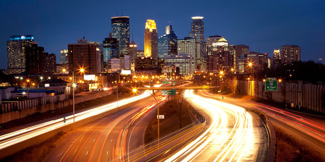 Minnesota's skyline. Minnesota is home to the Mall of America - the largest mall in the world. Photo / Bloomberg