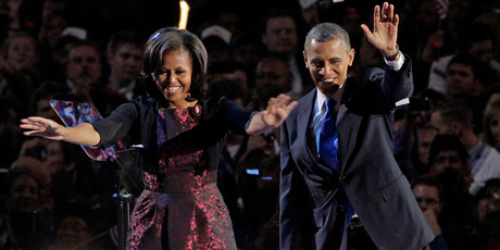 President Barack Obama along with first lady Michelle Obama.Photo / AP