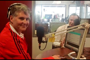 John Key told Jamie Mackay his red shirt was "gay". Photo / Supplied