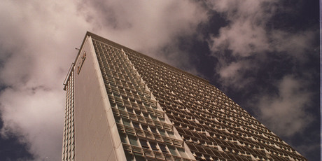 It could cost $10m to demolish Auckland's Civic Building - described as as one of the country's 'finest modernist buildings' . Photo / Neville Marriner