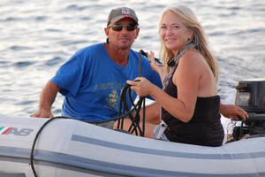 Steve Jones and Tania Davies. Photo / Supplied