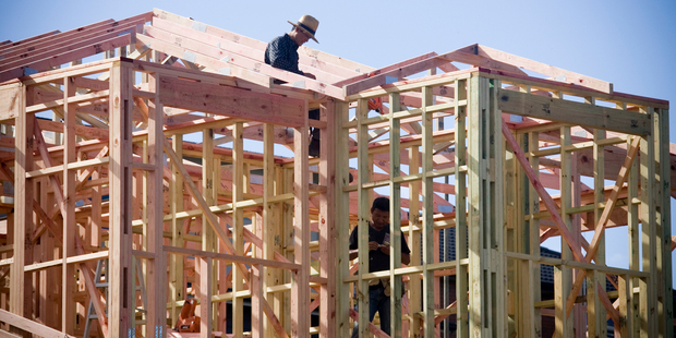 Figures for the last quarter showed a drop in jobs in the construction sector of 4700 nationwide including 400 in Canterbury. Photo / Paul Estcourt