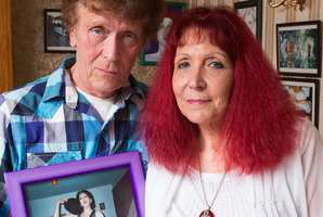 Ebony and Peter Foley, parents of Tineke Foley who committed suicide in March 2010 after alleging that a nurse at her mental health unit had sexually abused her. Photo / Stephen Barker