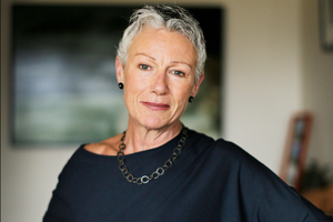 New Zealand broadcaster Kim Hill. Photo / David White.