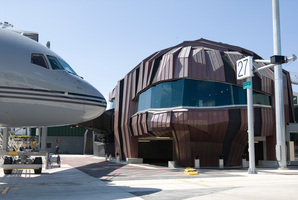 Wellington International Airport, which is controlled by Infratil, reported a narrower first-half loss of $5.6 million in the six months ended September. Photo / File