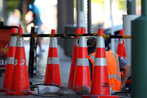 Stumbling blocks to the broadband rollout include ratepayers who don't want footpaths dug up, and a transport agency that wants to treat roads as places where only cars and trucks drive. Photo / Glenn Taylor