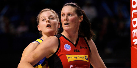 The Pulse are struggling to fit Donna Wilkin's (right) original salary offer under the new salary cap rules. Photo / NZPA
