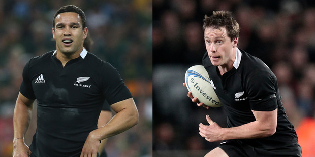 Tamati Ellison and Ben Smith make up a new midfield combination to face Scotland. Photo / Getty Images/NZ Herald