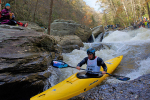 Mike Dawson on his way to winning this year's Green Race. Photo / Supplied