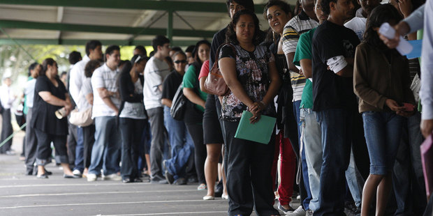 The economy is not doing as well as thought, according to the new unemployment stats. Is an official cash rate cut on the way from the Reserve Bank? Photo / NZ Herald