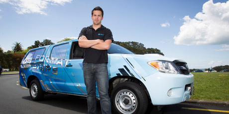Jared Percival credits Format Signs' surge in business to Google AdWords. Photo / Kellie Blizard