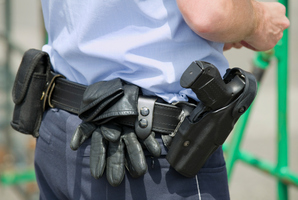 The security guard had a firearm on him, but did not use it during the violent struggle, before he was wounded by the two armed robbers. Photo / Thinkstock