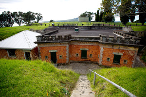 The land at Fort Takapuna, Narrow Neck, is the subject of a row over a treaty deal for Maori tribe Ngati Whatua. Photo / Dean Purcell