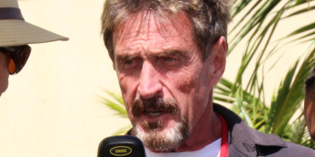 Software company founder John McAfee. Photo / AP