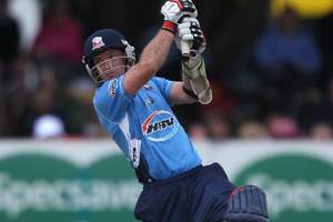 Auckland Aces captain Gareth Hopkins. Photo / Getty Images.