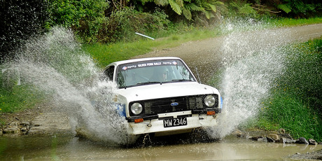 Shane Murland finished yesterday leading the historic category after three famously tough stages. Photo / Geoff Ridder