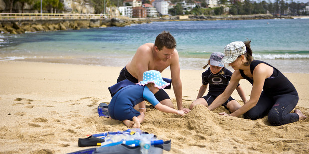 Shelly Beach at Manly is great for families. Photo / Tourism NSW