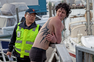 The young man who was found last night. Photo / Neville Marriner