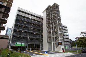 The controversial $14m parking building. Photo / Kellie Blizard
