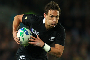 Aaron Cruden started overnight, with Dan Carter on the bench. Photo / Getty Images