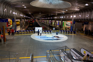 A signal failure cut stopped trains and left passengers stranded at Britomart Station. Photo / Sarah Ivey