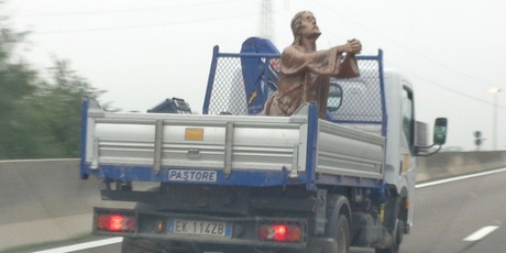 Jesus was snapped at 140kph. Photo / Supplied