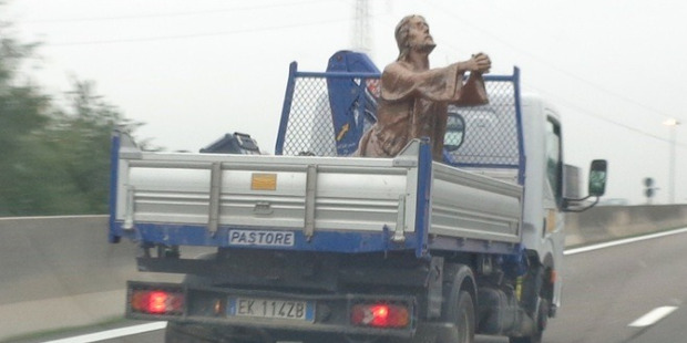 Jesus was snapped at 140kph. Photo / Supplied