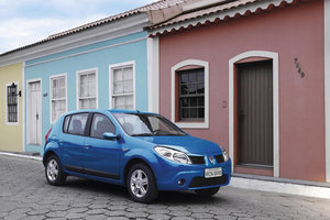 The Renault Sandero was among the worst performers in Latin Ncap crash testing, with a one-star rating. Photo / Supplied