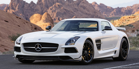 The new Mercedes-Benz SLS AMG Black Series could be available in New Zealand late next year. Photo / Supplied