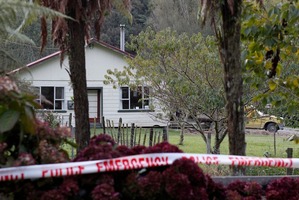 The property in Taranaki where a woman was shot. Photo / Rob Tucker