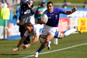 Kahn Fotuali'i has been drafted in to start at Millennium Stadium. Photo / AP
