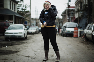 Holly Jane Butler rallied volunteers to help her New York community. Photo / Supplied