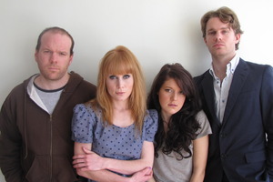 From left, Simon Ward, Michelle Blundell, Chelsea McEwan-Millar and Calum Gittins inhabit their characters well. Photo / Supplied