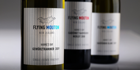 Flying Mouton wines. Photo / Supplied