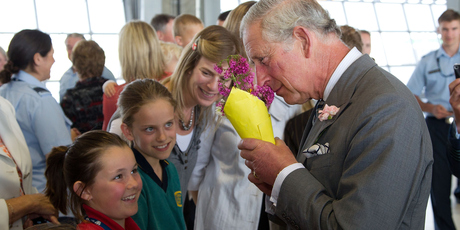 Prince Charles looks happier, more relaxed and much more approachable than we have ever seen him. Photo / Pool
